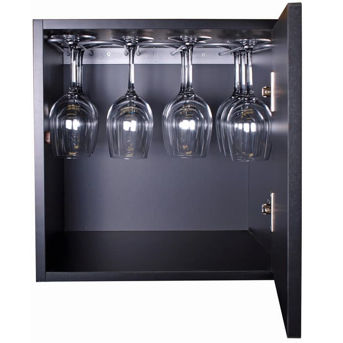 Renato » Black wooden wine racks » Perfect for HORECA | Wineandbarrels