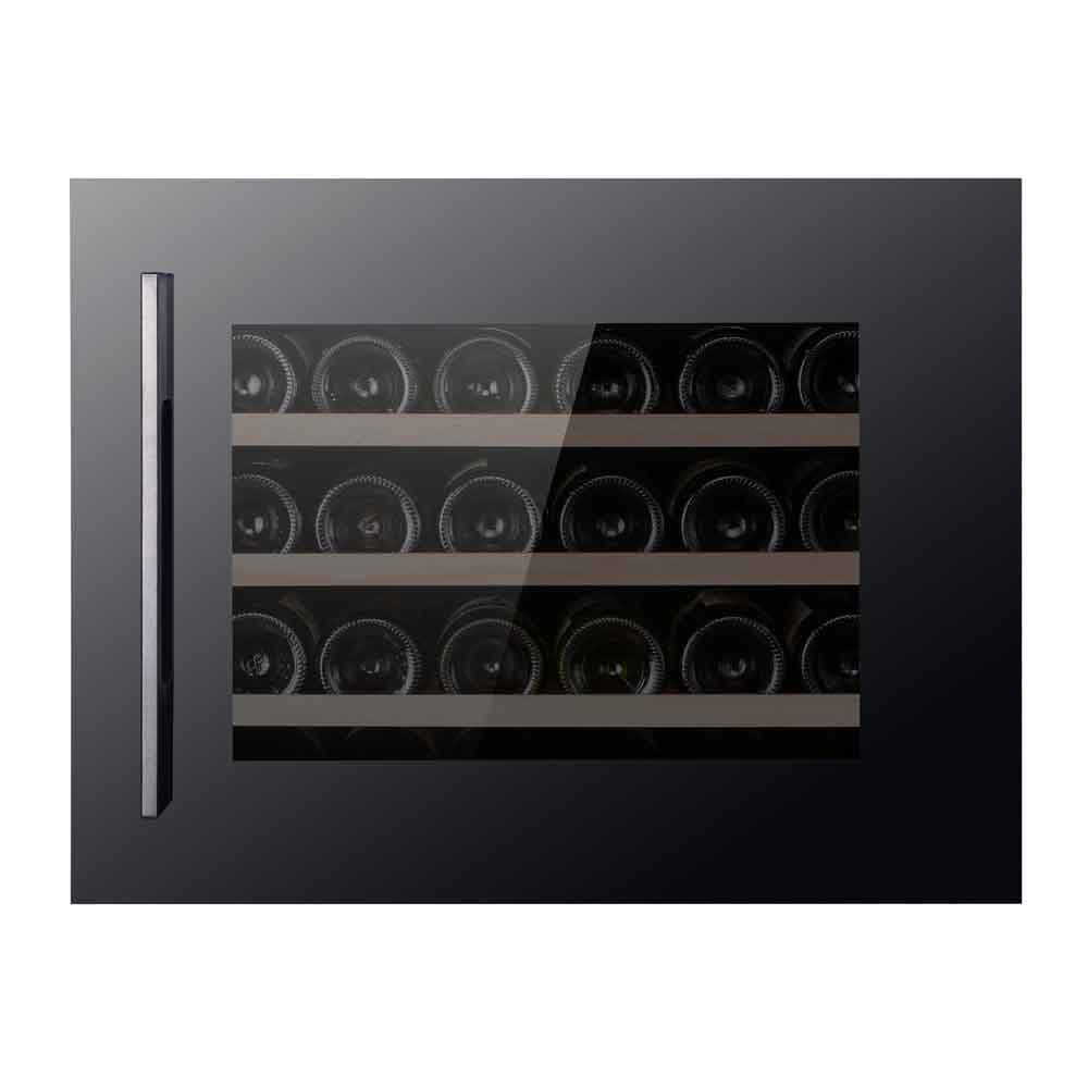 Majestic 24 bottles - Single zone - Black glass front - Integrated