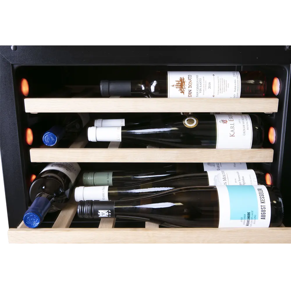 Majestic 24 bottles - Single zone - Black glass front - Integrated