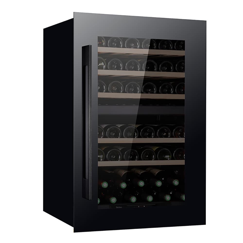 Majestic 42 bottles - Dual zone - Black glass front - Integrated