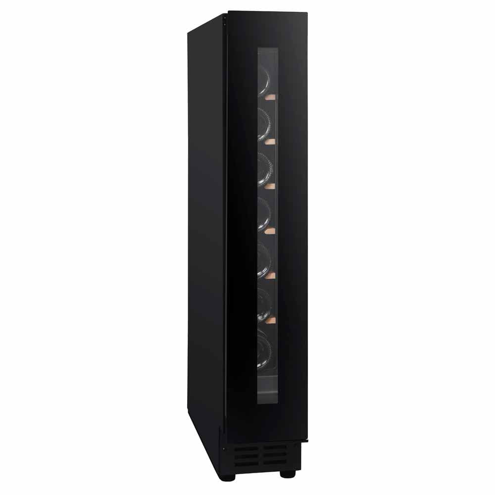 Noble 8 bottles - Single zone - Black glass front