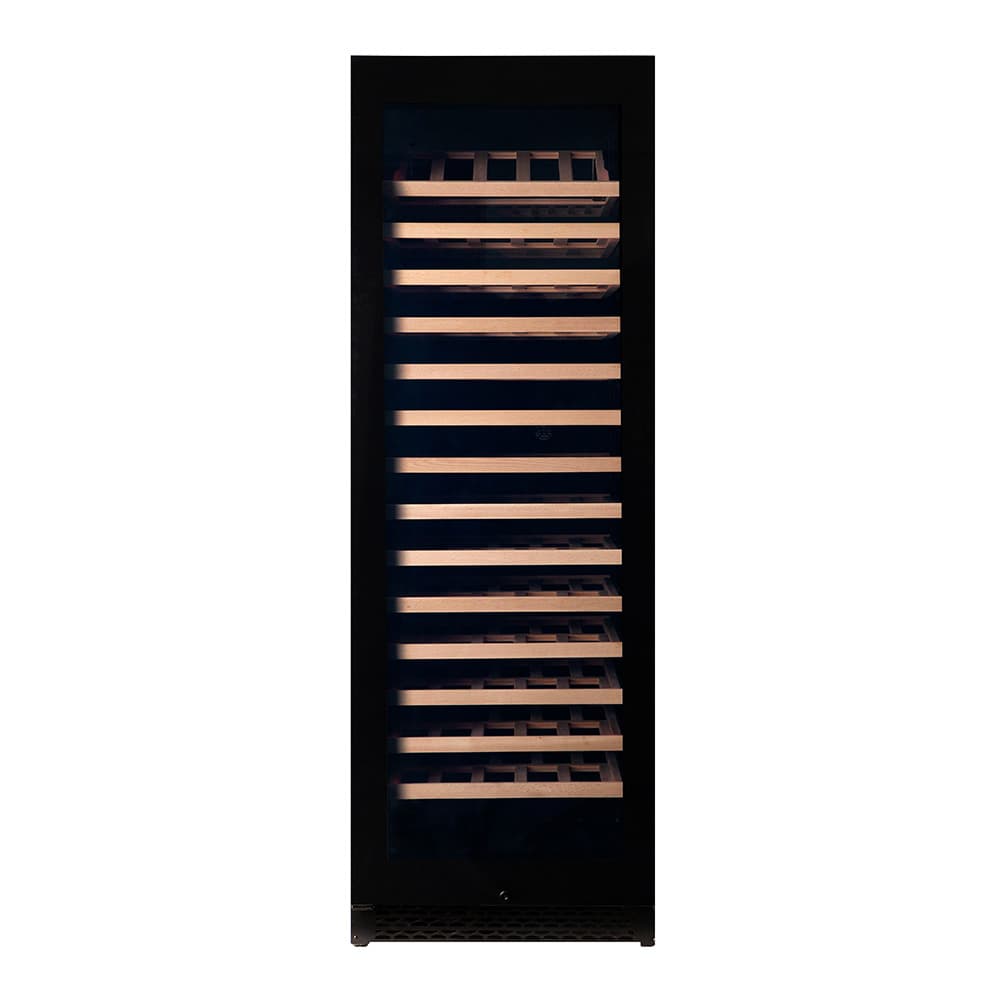 Majestic 159 bottles - 1 zone - Black glass front
