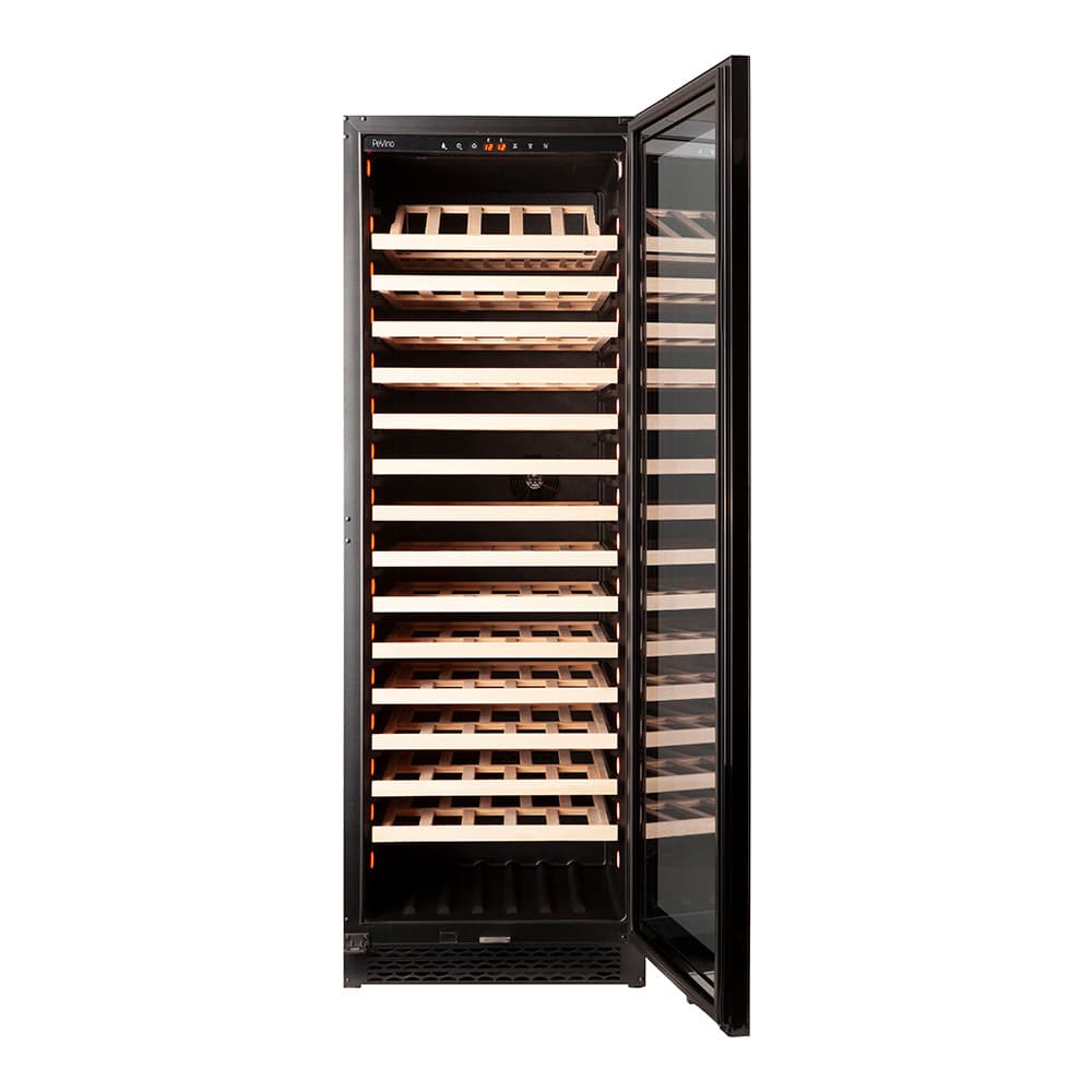 Majestic 159 bottles - 1 zone - Black glass front