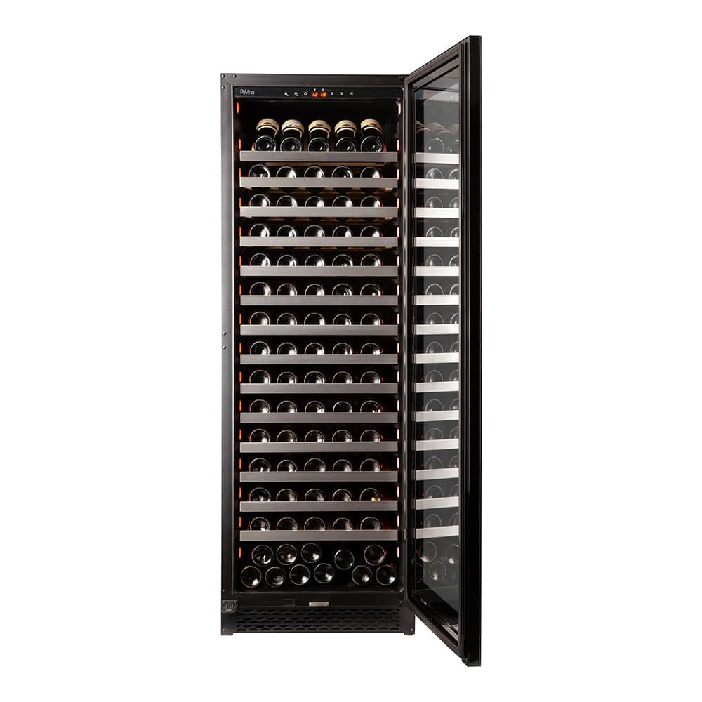 Majestic 159 bottles - 1 zone - Black glass front