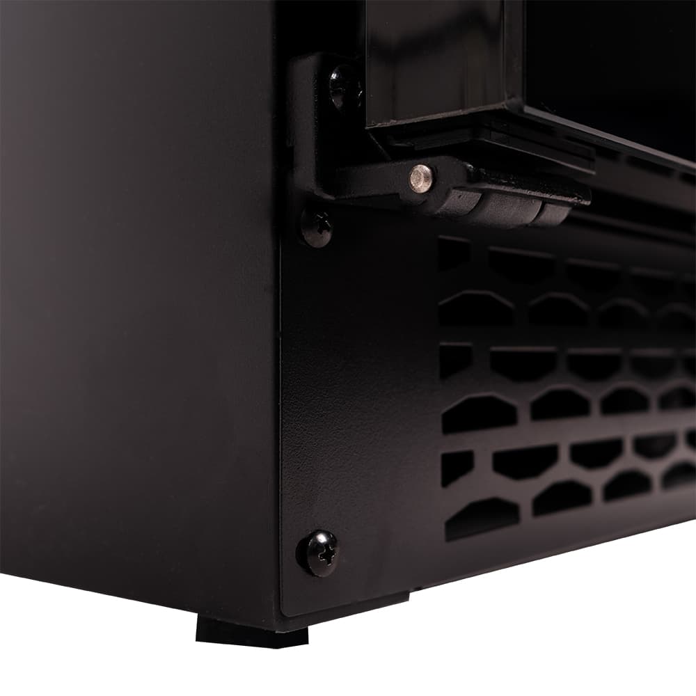 Majestic 39 bottles - 2 zones - Black glass front