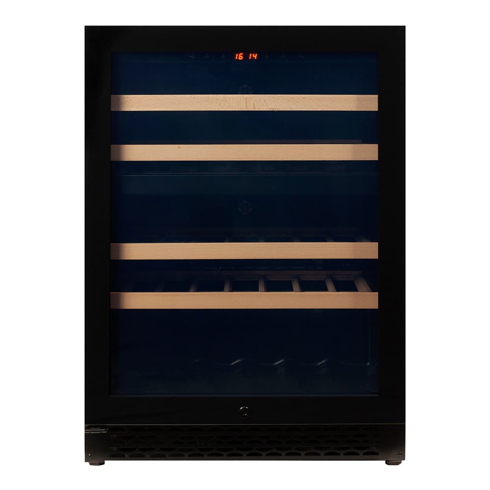 Majestic 39 bottles - 2 zones - Black glass front