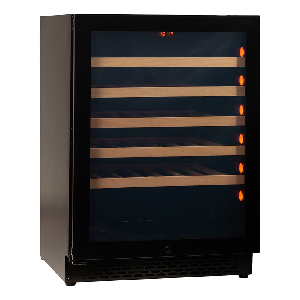 Majestic 46 bottles - 1 zone - Black Glassfront