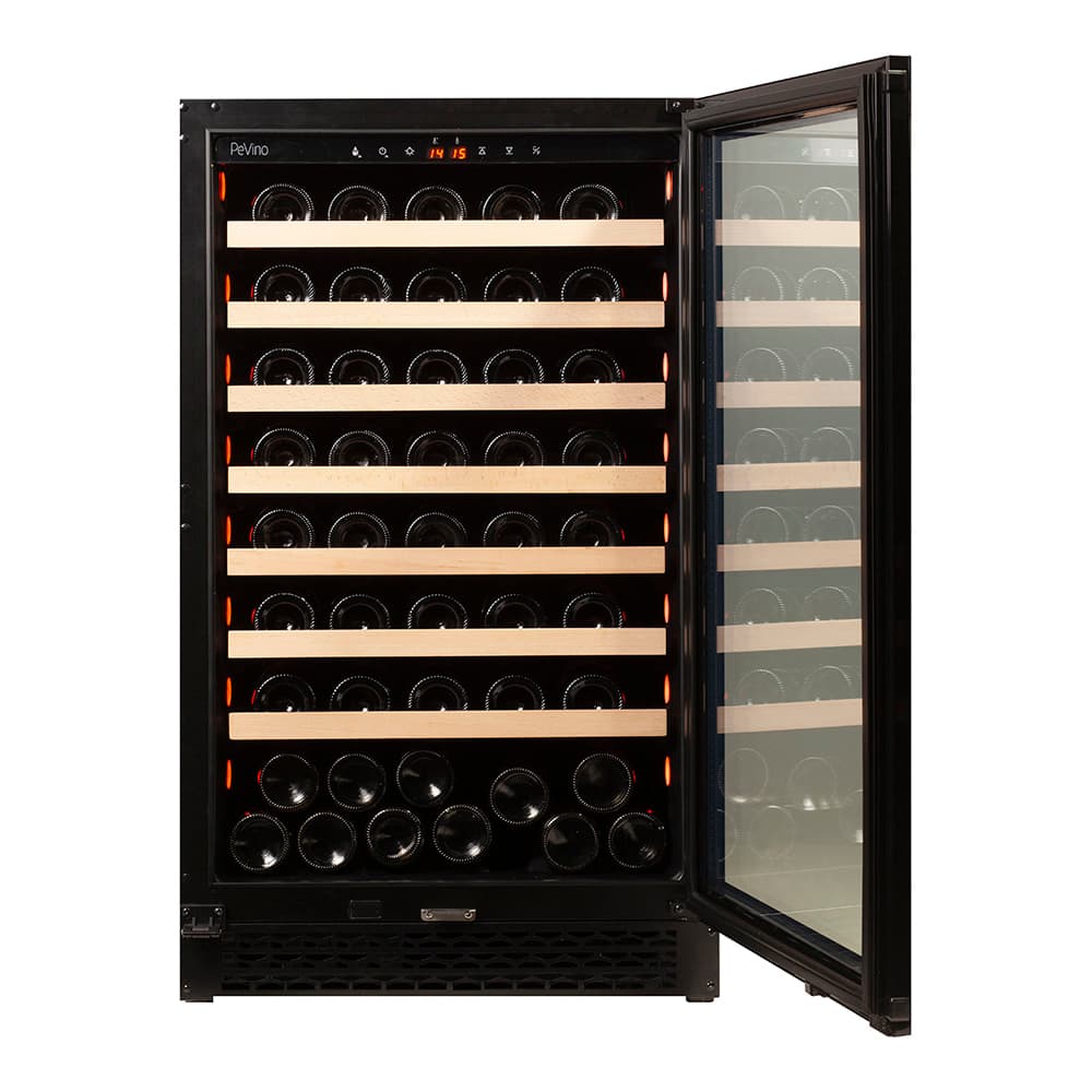 Majestic 83 bottles - 1 zone - Black glass front