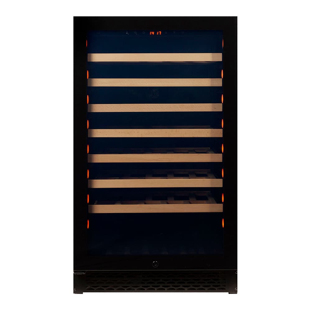 Majestic 83 bottles - 1 zone - Black glass front