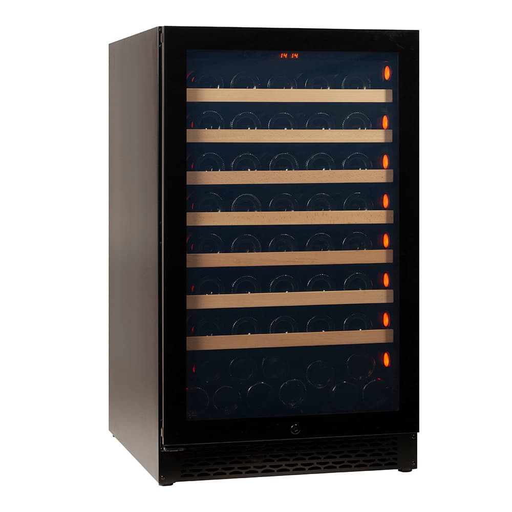 Majestic 83 bottles - 1 zone - Black glass front