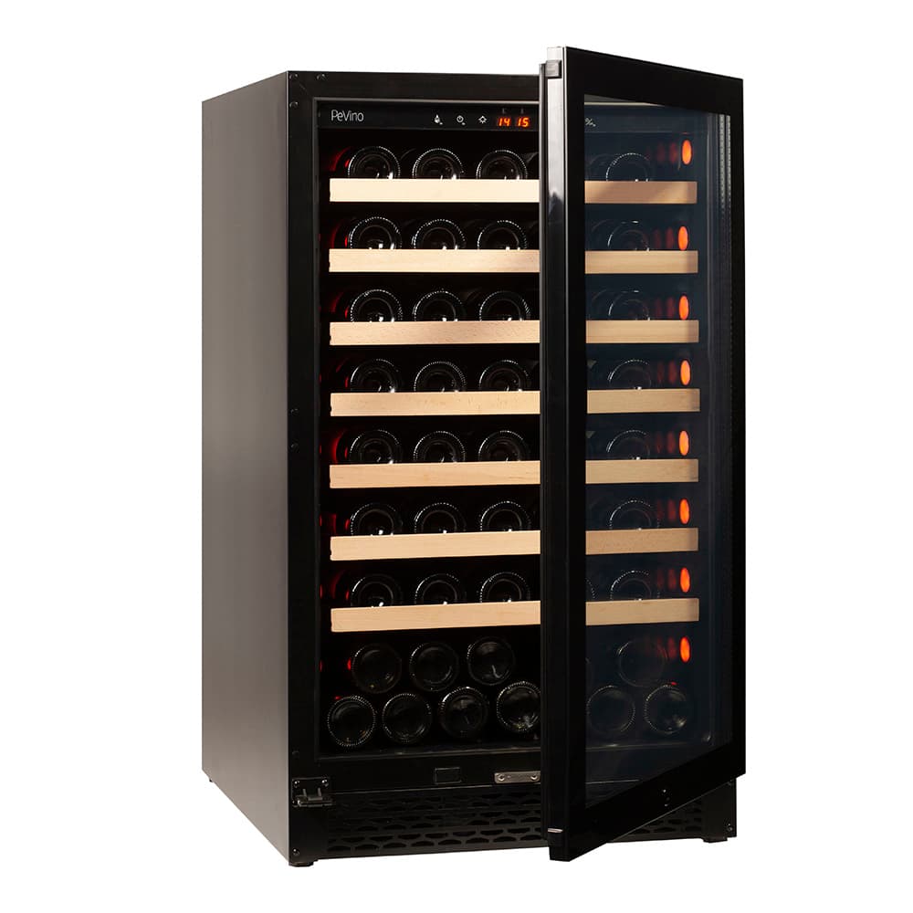Majestic 83 bottles - 1 zone - Black glass front