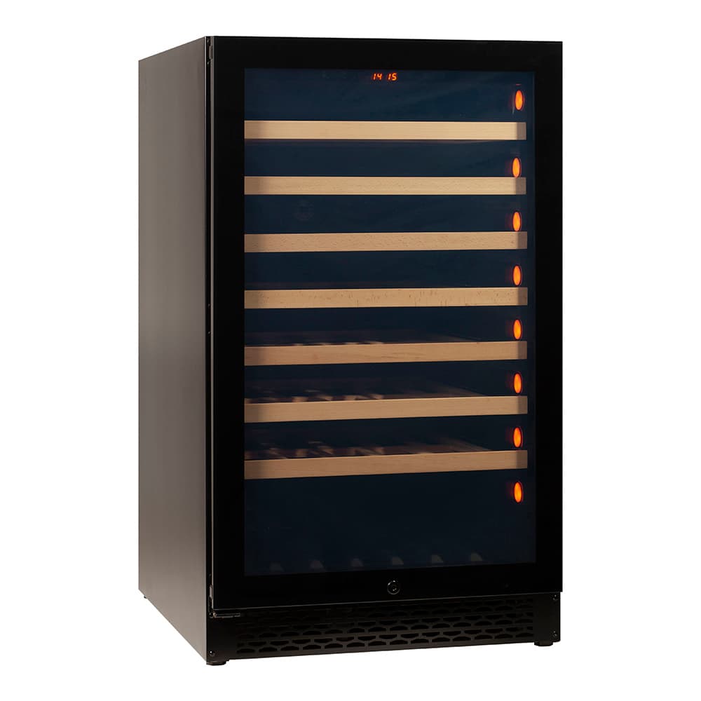 Majestic 83 bottles - 1 zone - Black glass front