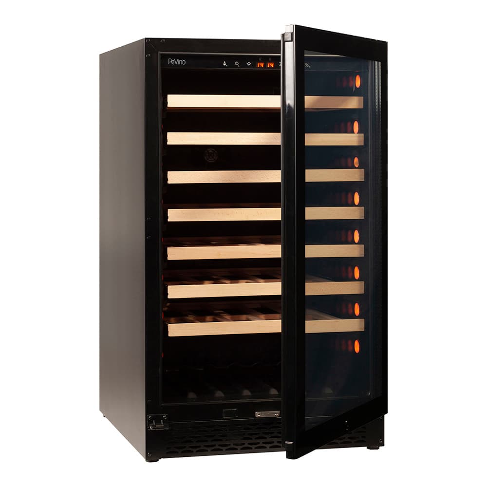 Majestic 83 bottles - 1 zone - Black glass front