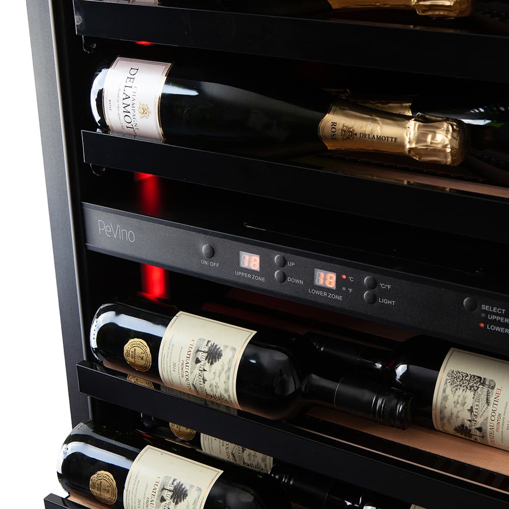 Imperial 54 bottles - 2 zones - Matte black steel