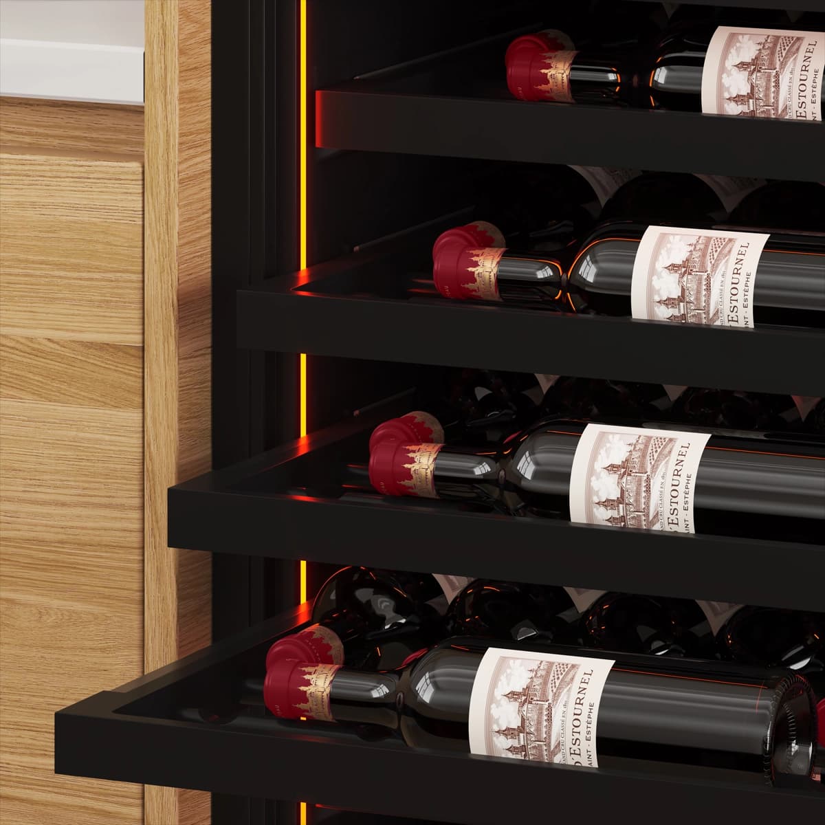 Imperial 95 bottles - push open - 2 zones - Kitchen door