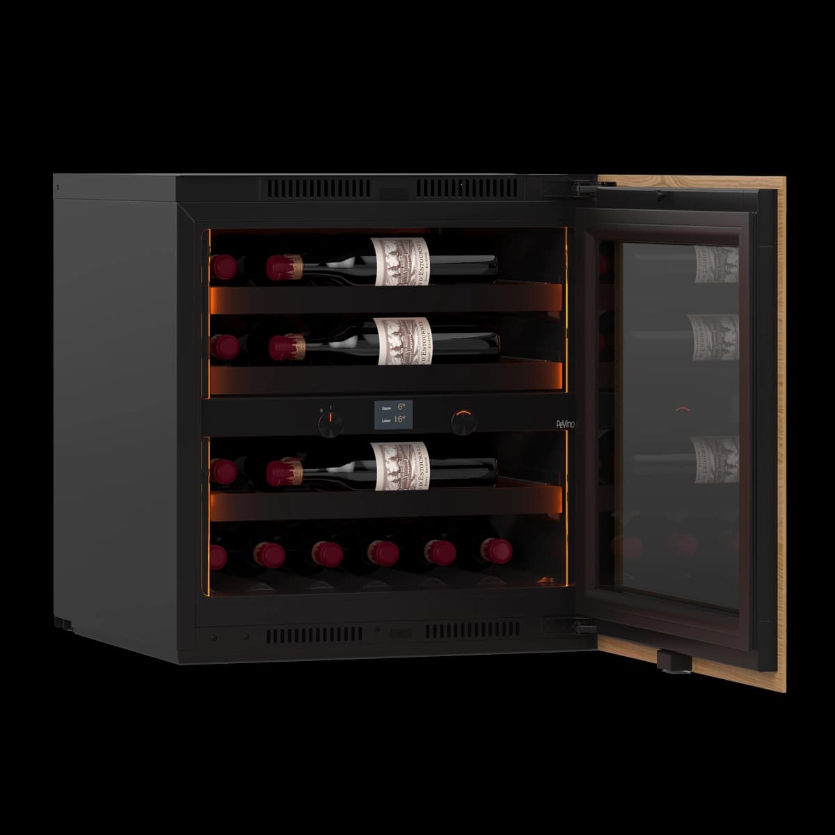 Imperial 23 bottles - push open - 2 zones - Kitchen door