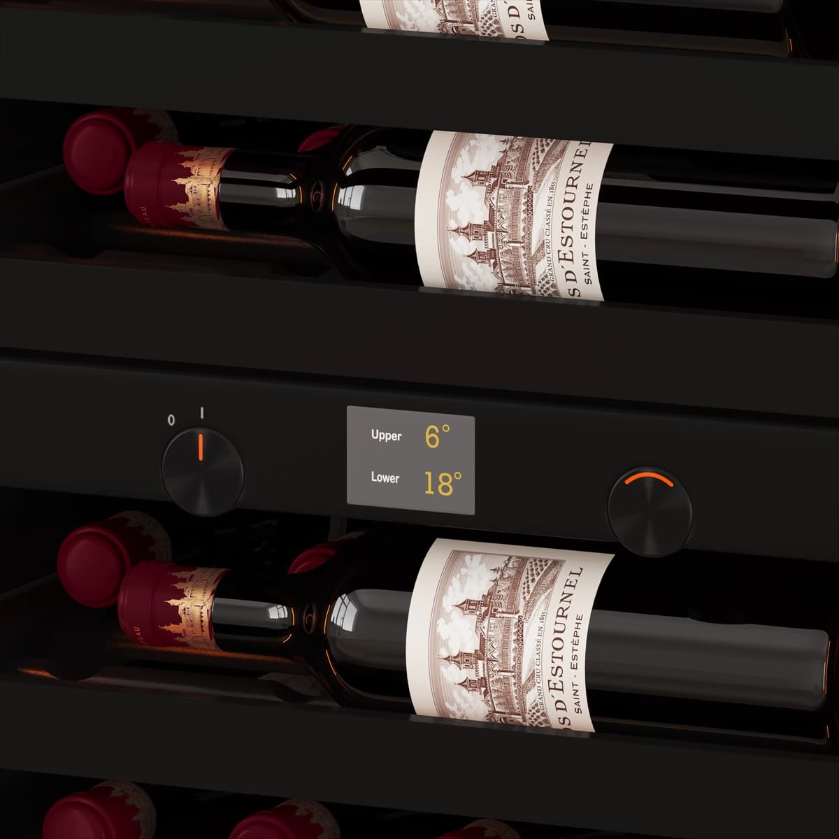 Imperial 23 bottles - push open - 2 zones - Kitchen door