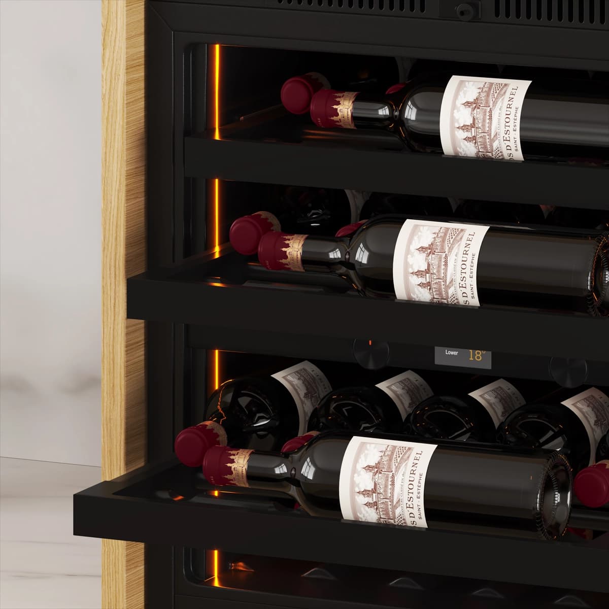 Imperial 23 bottles - push open - 2 zones - Kitchen door