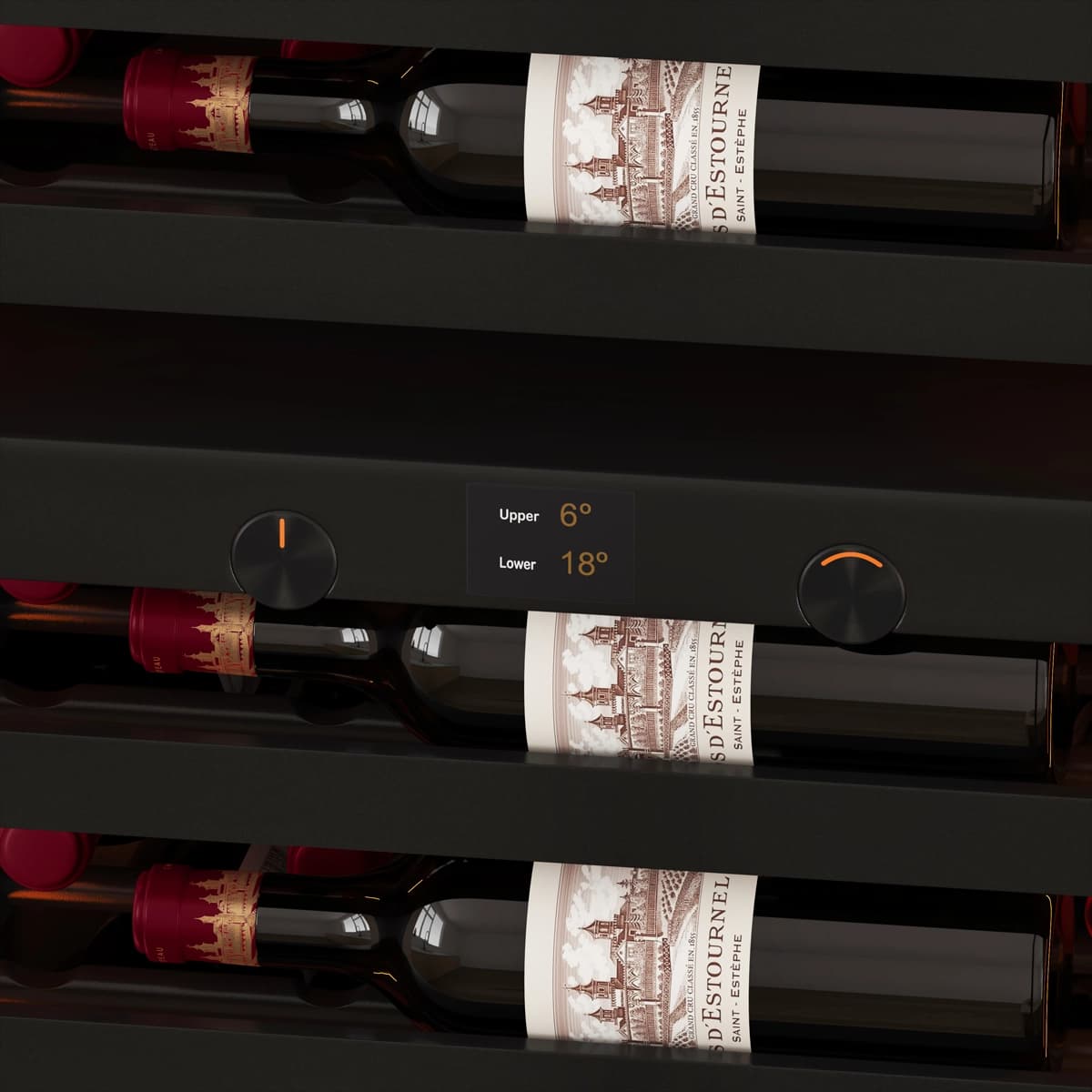 Imperial 40 bottles - push open - 2 zones - Kitchen door