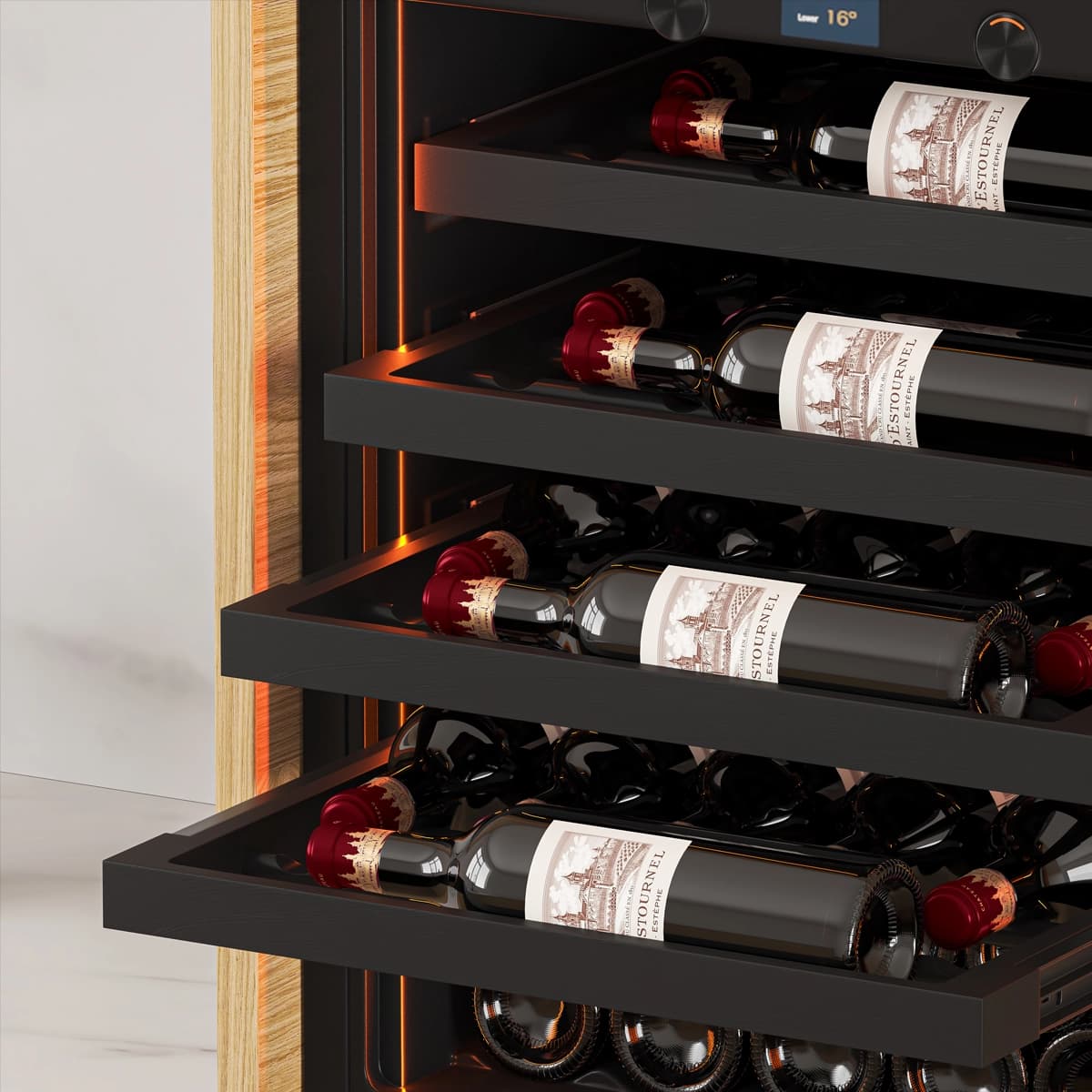 Imperial 62 bottles - push open - 2 zones - Kitchen door