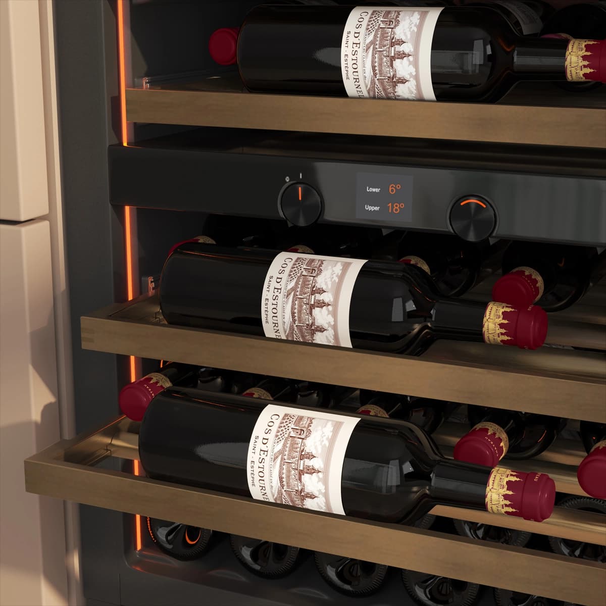 Majestic 35 bottles - 2 zones - Kitchen door