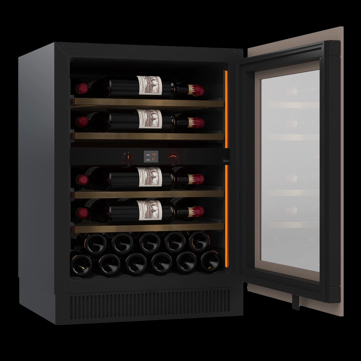 Majestic 35 bottles - 2 zones - Kitchen door