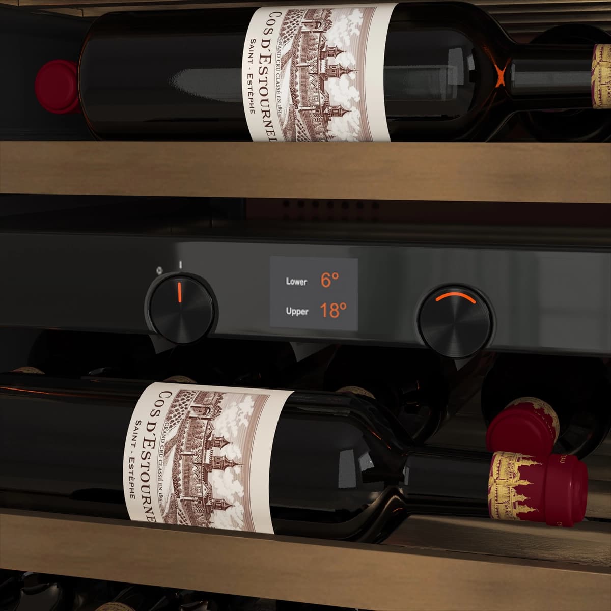Majestic 35 bottles - 2 zones - Kitchen door