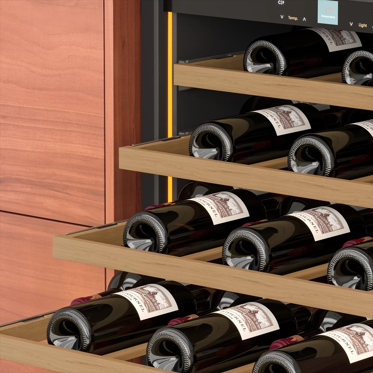 Noble 41 bottles - 1 zone - Black Glassfront