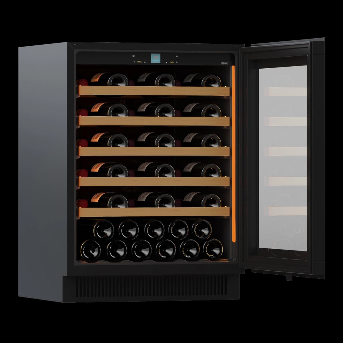 Noble 41 bottles - 1 zone - Black Glassfront