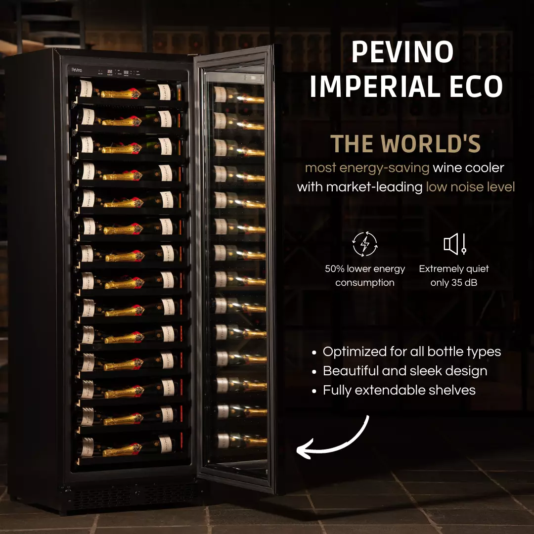 Imperial Eco 96 bottles, 1 zone, black