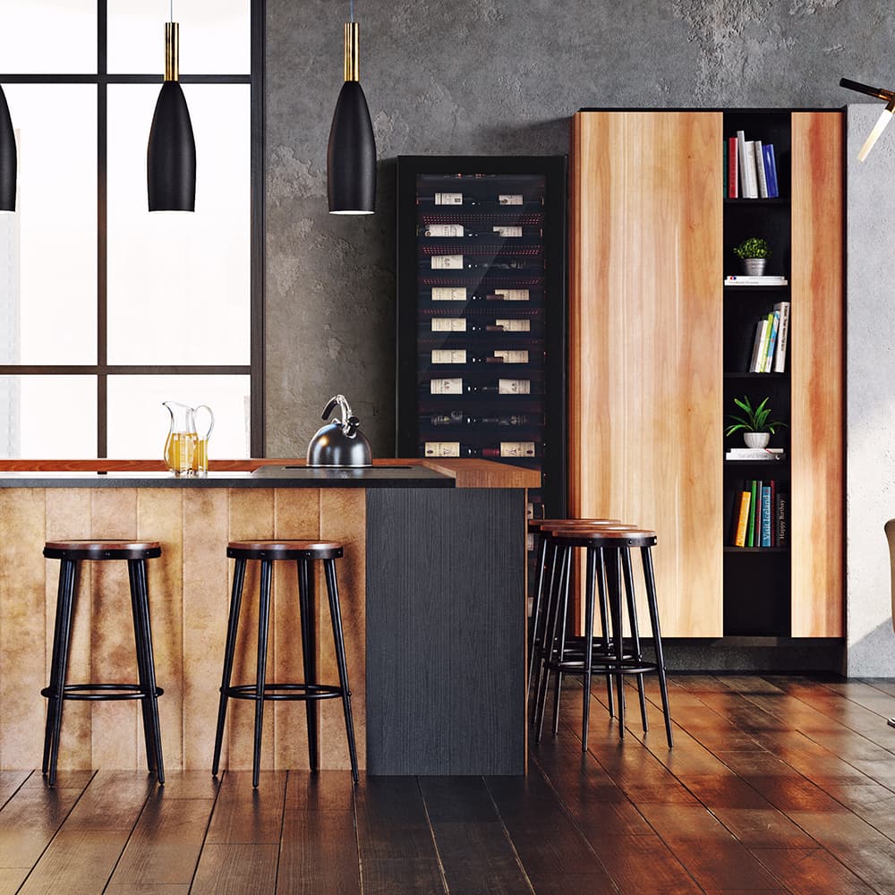 Imperial 54 bottles - 1 zone - Black