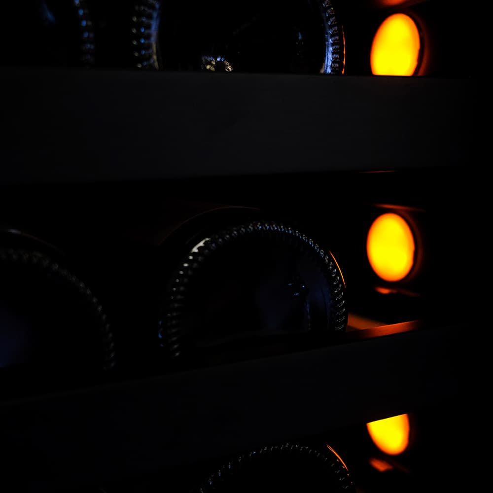 Imperial Giant 267 bottles - Single zone - Black glass front
