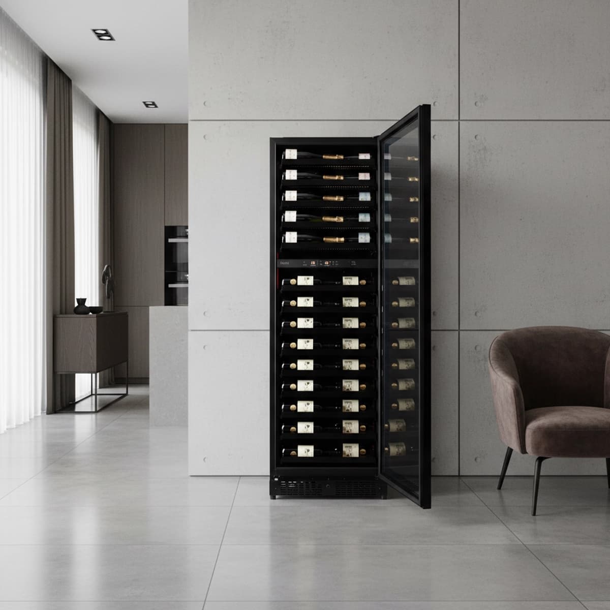 Imperial 96 bottles - 2 zones - Black